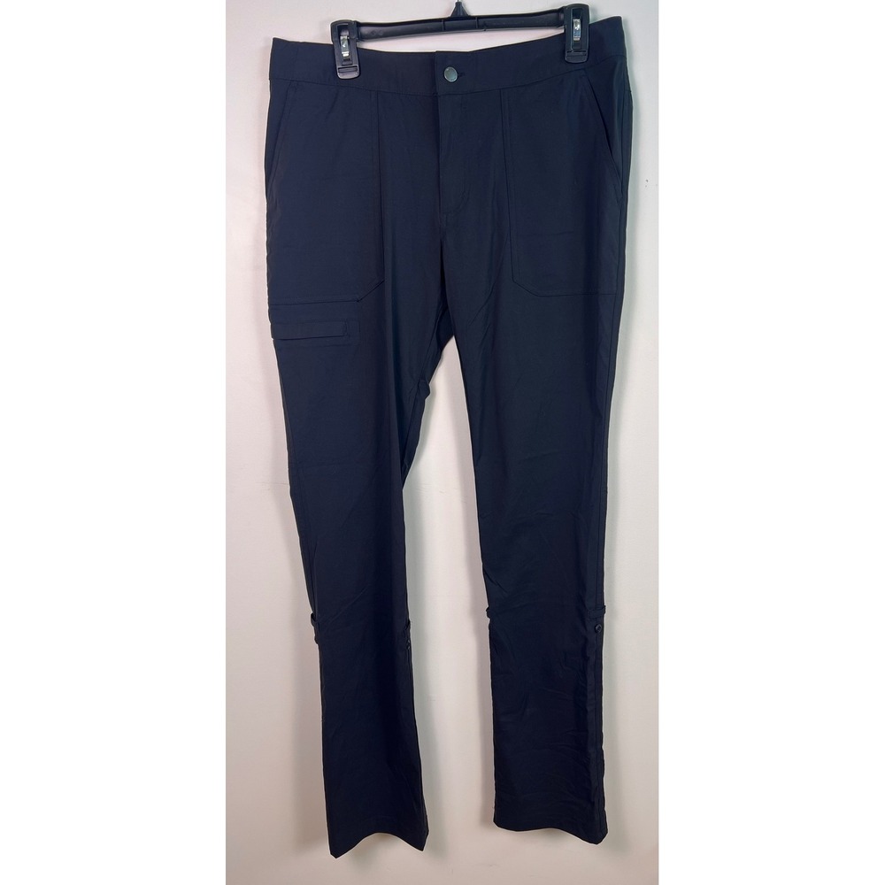 Columbia Womens Black Hiking Cargo Pants Roll Up Leg Outdoor Trousers Size 10‎